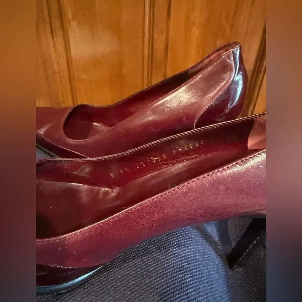 Bruno Magli Deep Red Heels